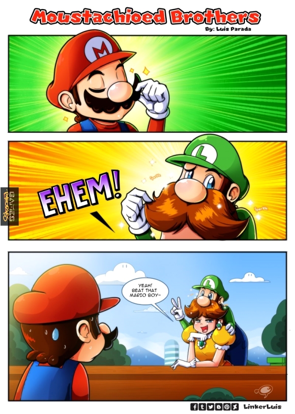 Beat that moustache!