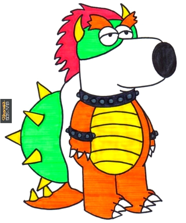 Brian as Bowser