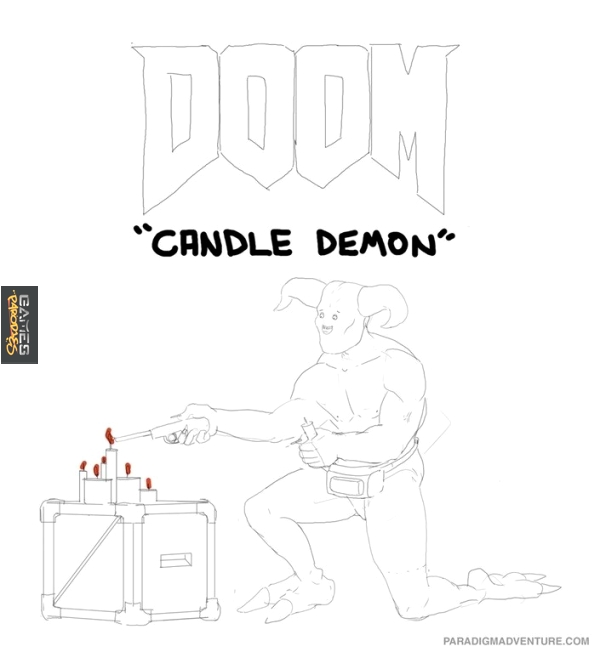 Candle demon
