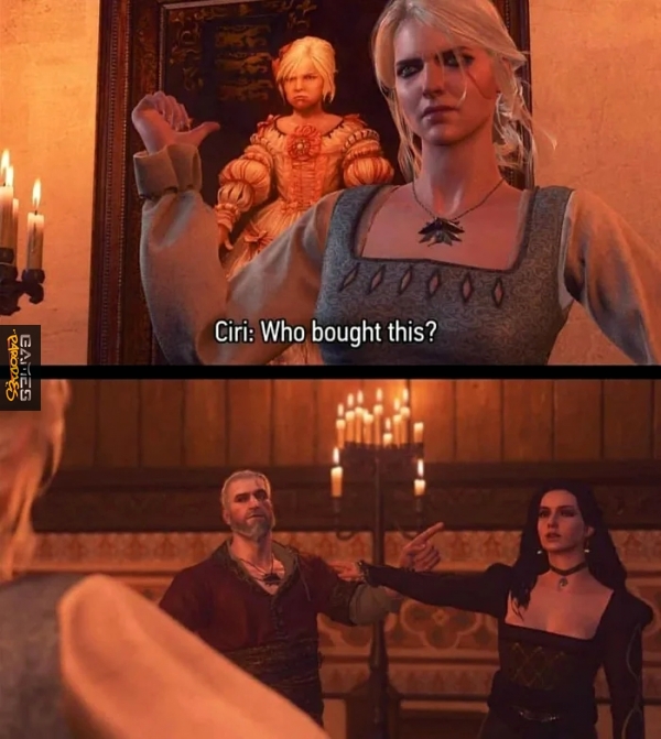 Ciri isnt pleased