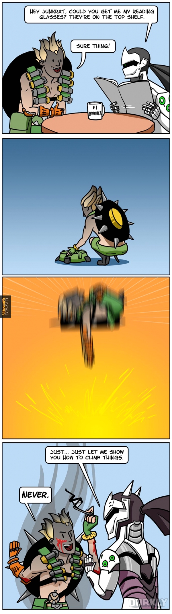 Climbing is for pussies