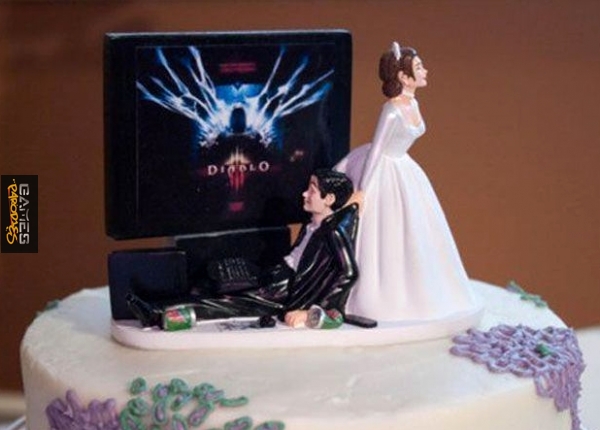 Diablo wedding cake