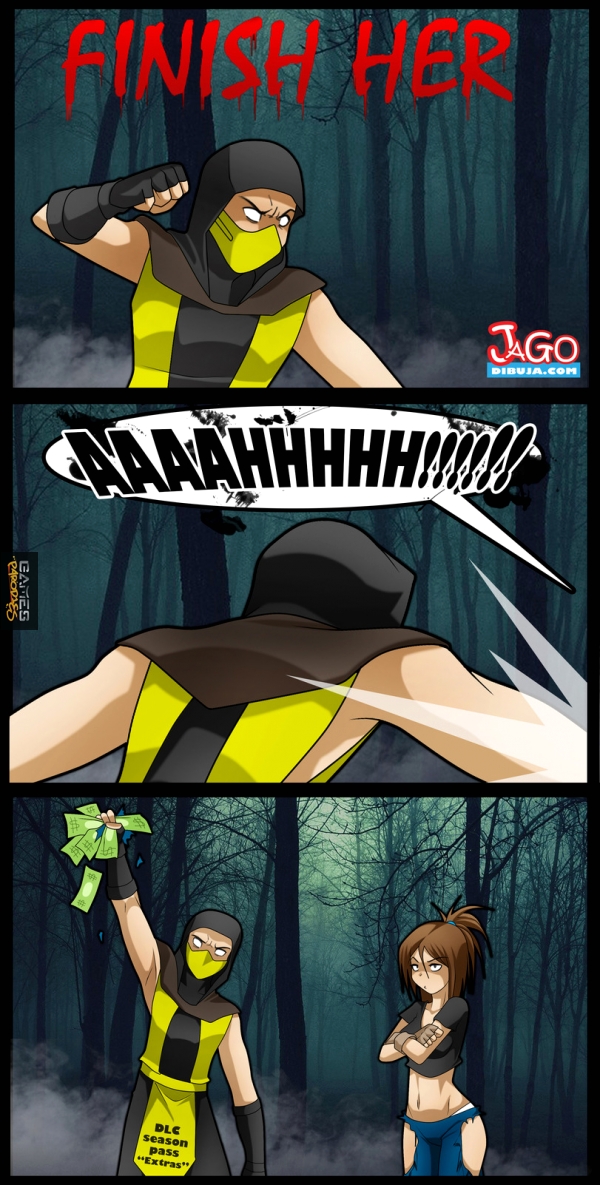 Finish her