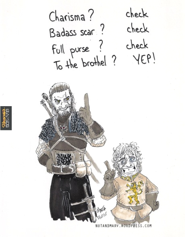 Geralt and Tyrion
