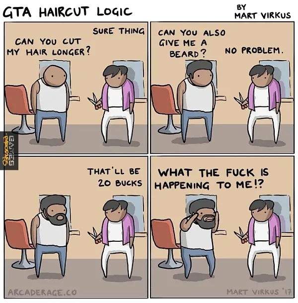 GTA haircut logic