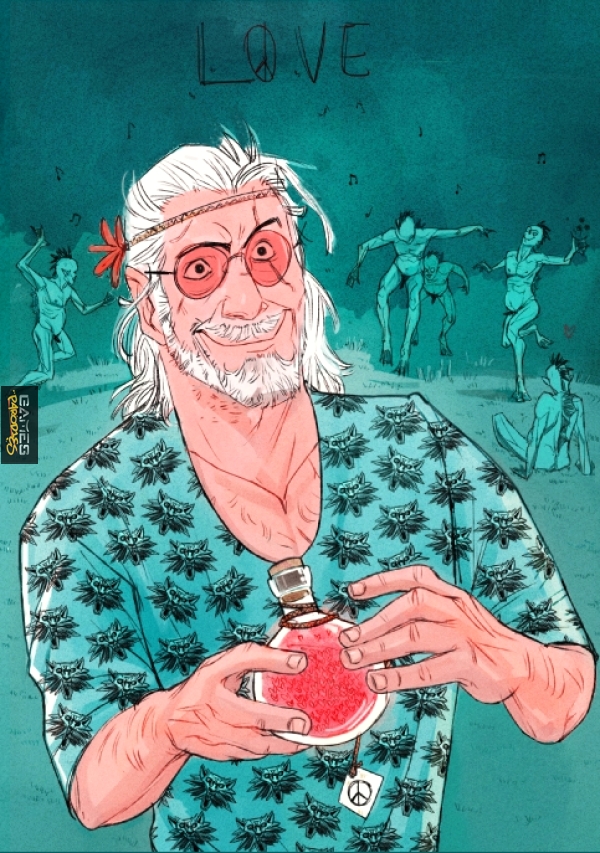 Hippie Geralt