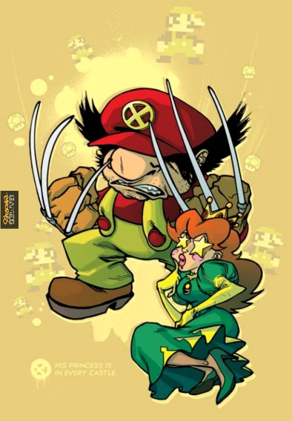 Mario- X-men mashup