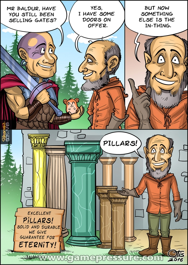 Minsc doing shopping