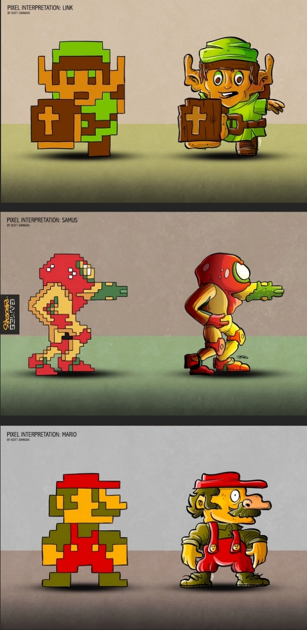 Pixel interpretation