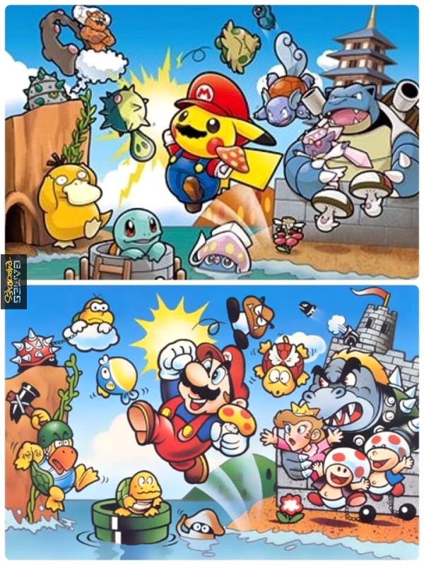 Pokemon x Mario