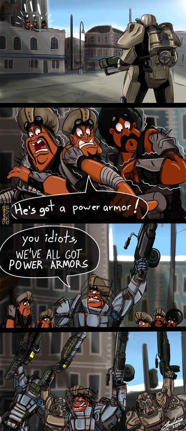 Power armors!