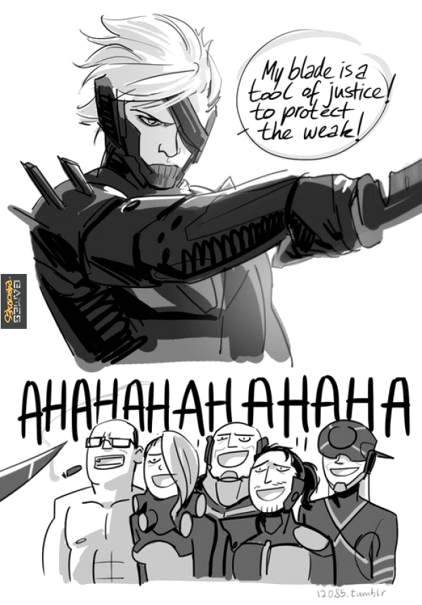 Raiden being serious