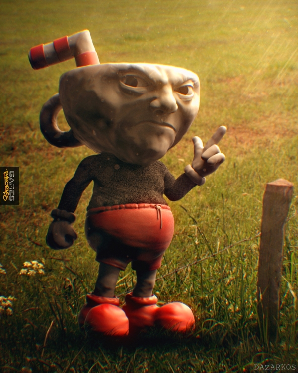 Realistic Cuphead
