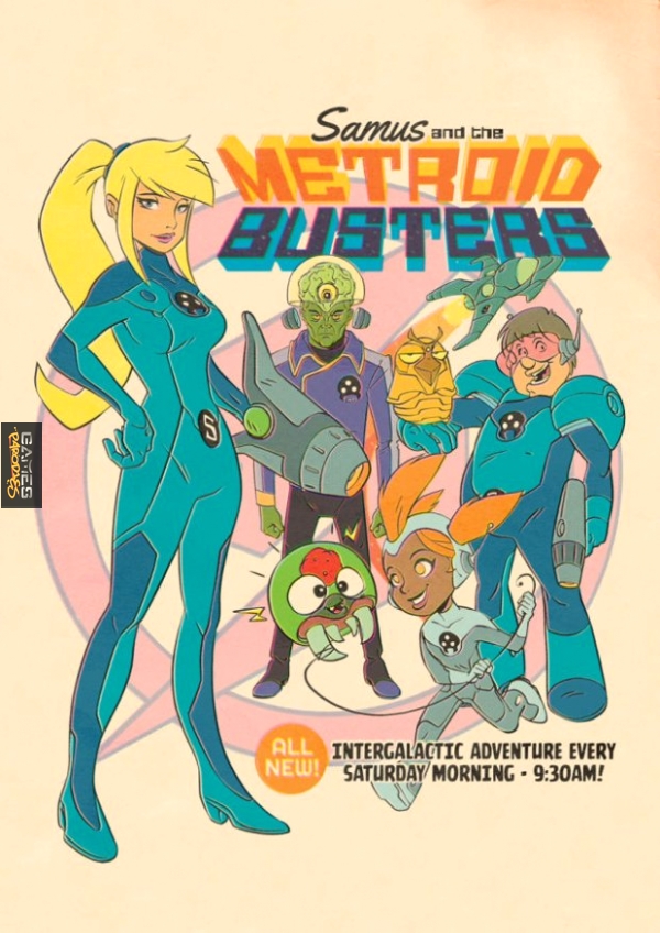 Retro style Metroid