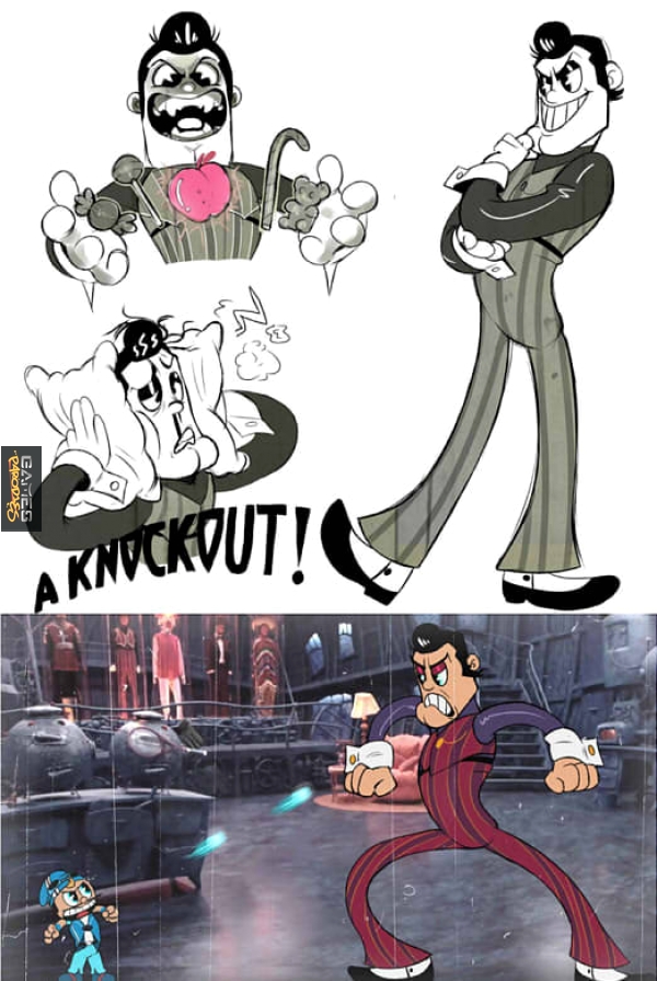 Robbie rotten as Cupheads boss