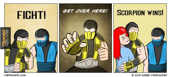Scorpion wins life