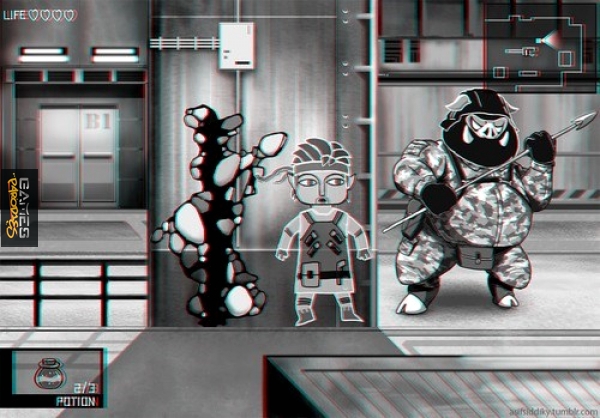 Snake between worlds
