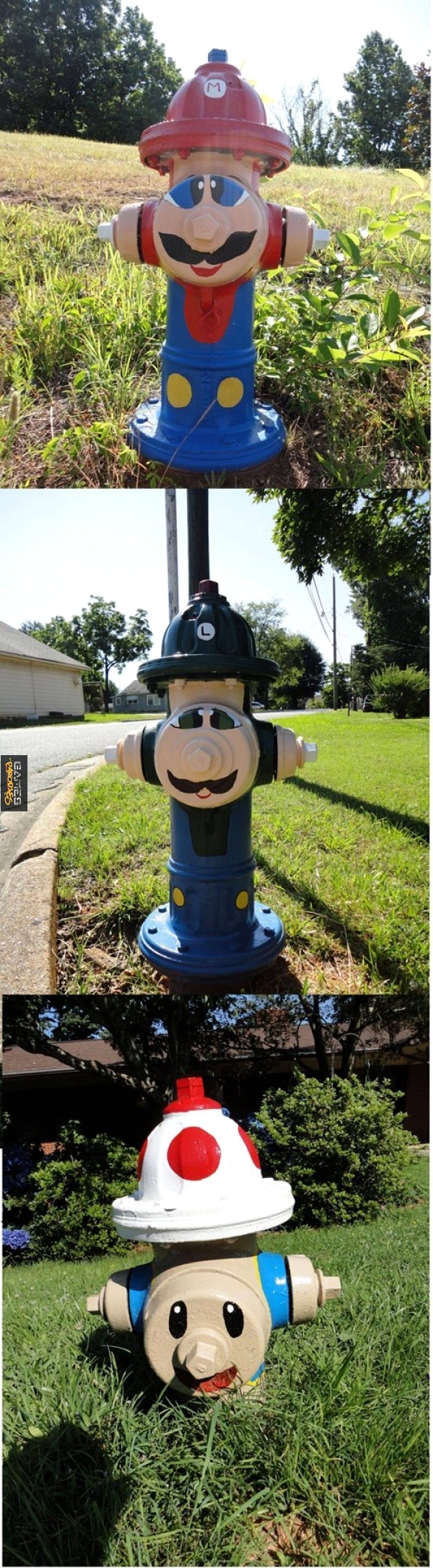 Super Mario Hydrants