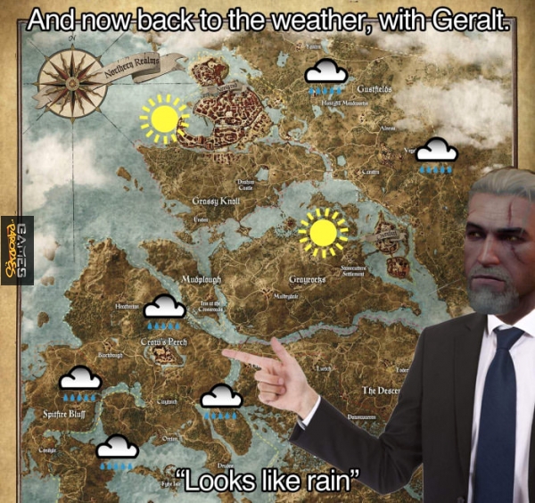 Weather with Geralt