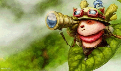 What is Teemo looking at?